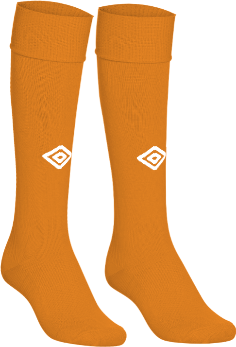 Blacktown Spartans Sock Size and Preference- 2 Black and 1 Orange