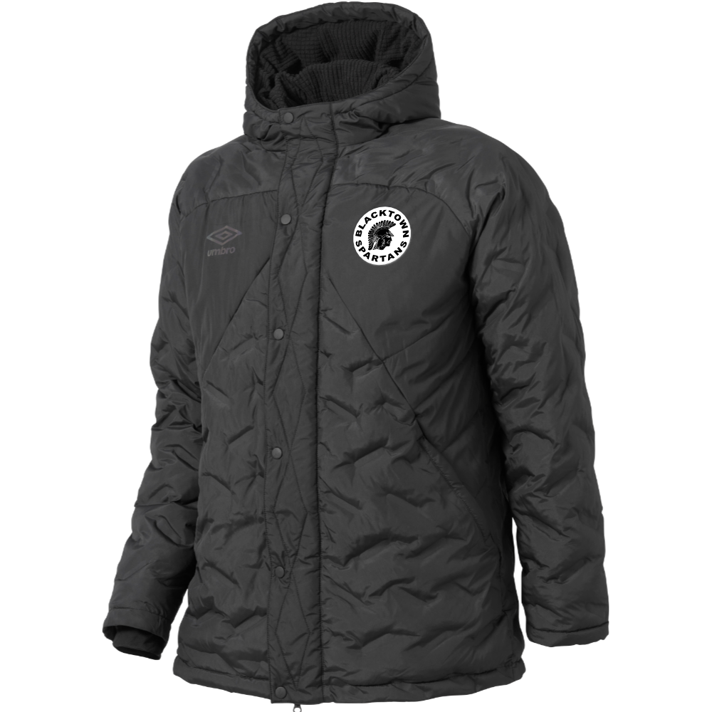 Blacktown Spartans Insulated Padded Jacket Black