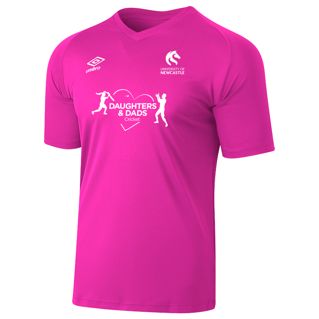 Daughters & Dads Cricket League Jersey Pink
