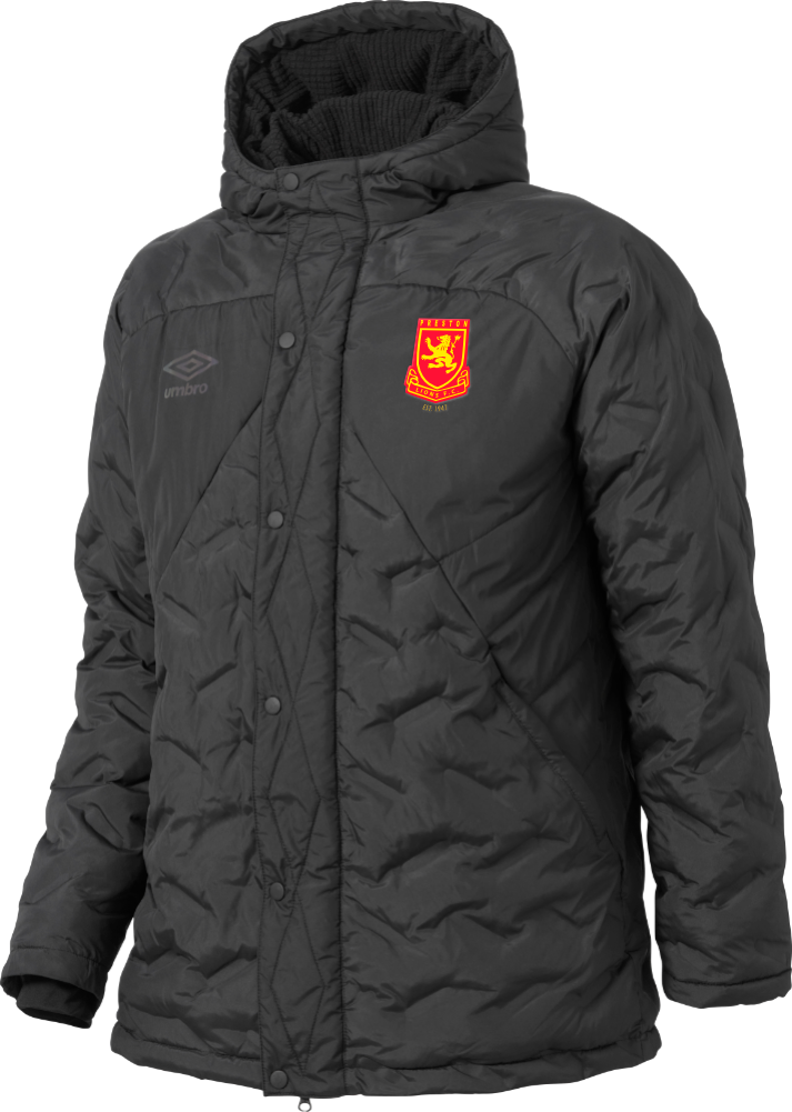 Preston Lions Insulated Padded Jacket Black- Size in description below
