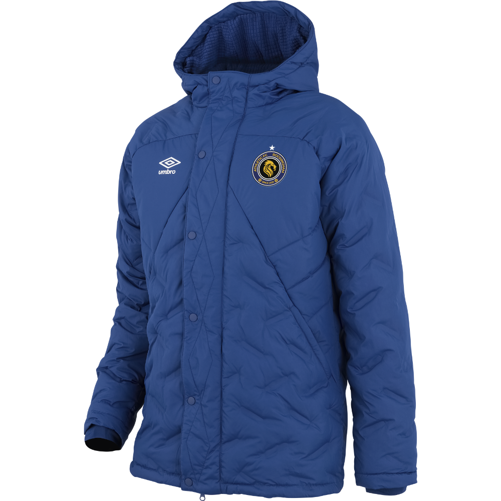 Rockingham AFC Insulated Padded Jacket, Navy- Size in Description Below