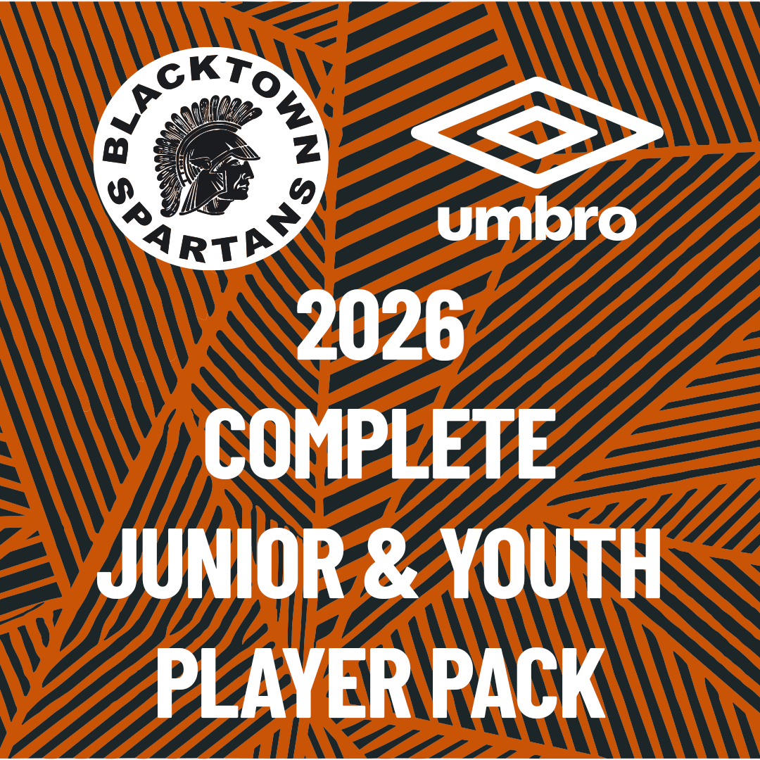 Blacktown Spartans 2026 Complete Junior & Youth Player Package