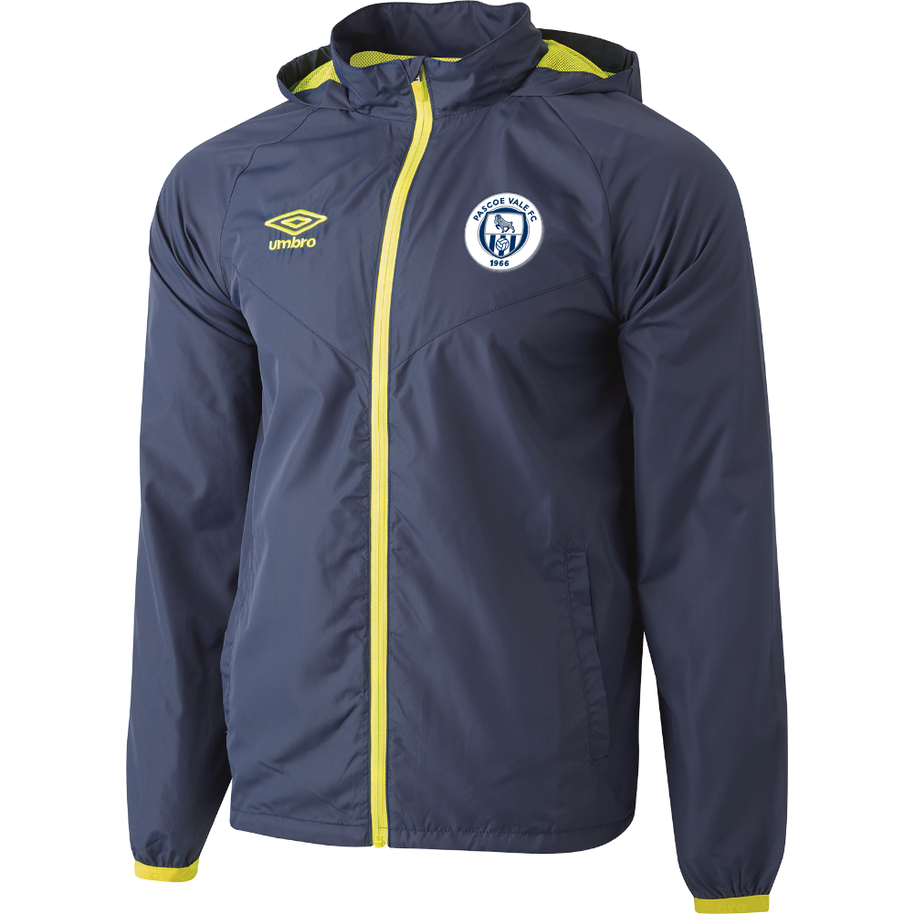 PVFC Elite Shower Jacket Navy/Fluro