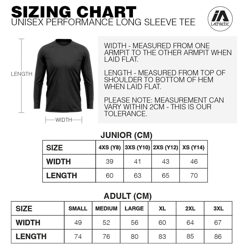 Chatswood Rangers Performance Long Sleeve Tee - Royal Marle