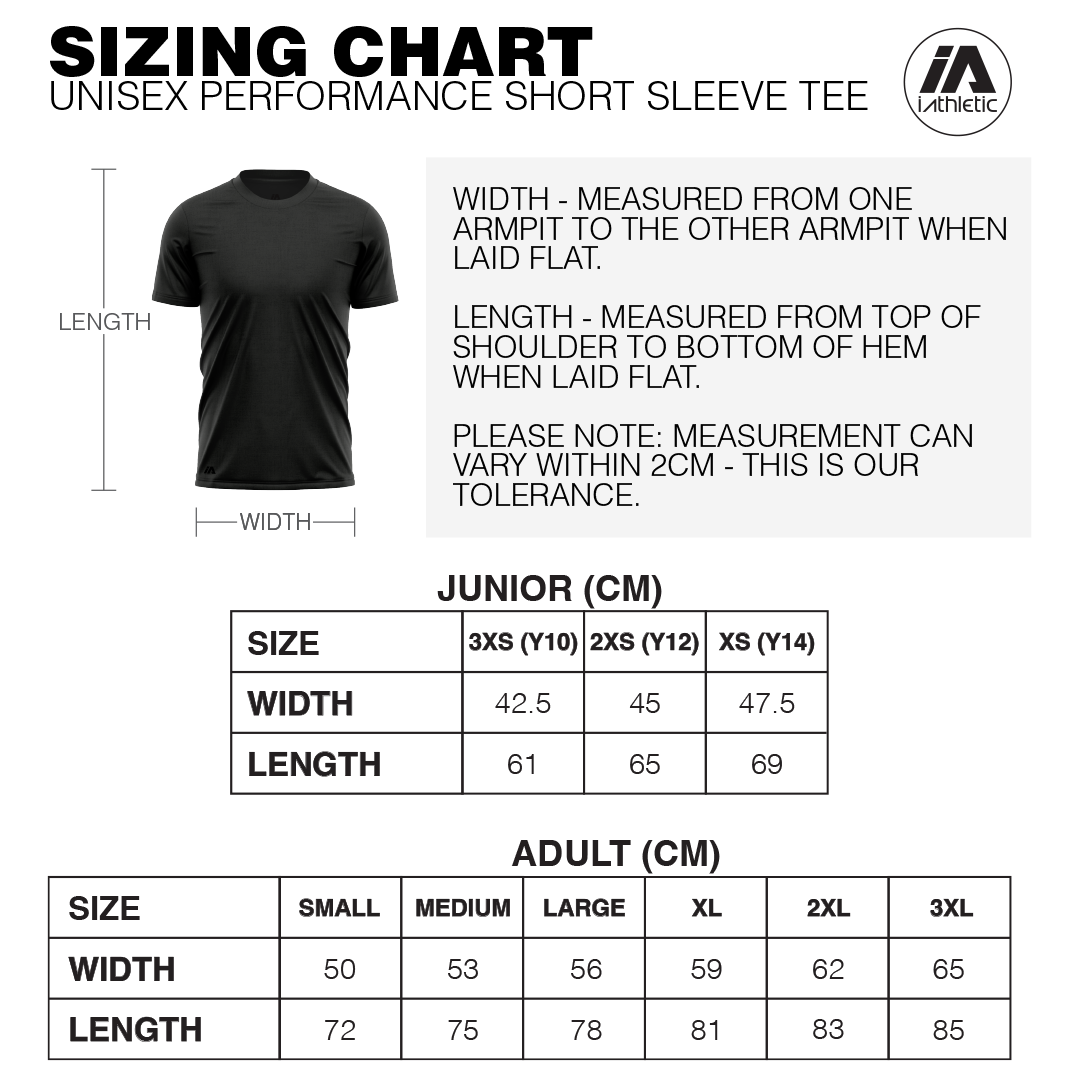 Chatswood Rangers Performance Short Sleeve Tee Royal Marle